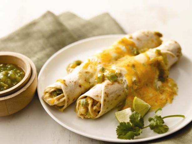 Creamy Chicken Enchiladas Verde. Photo by Kraft Natural Cheese