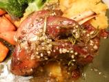 Slow Roasted Herb and Garlic Lamb Shanks