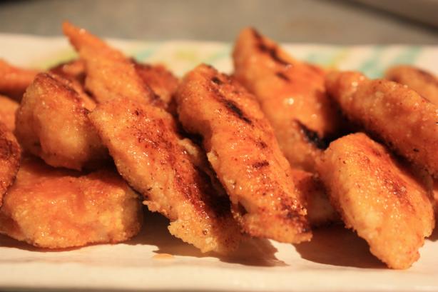 Boneless Buffalo Wings With Ranch Dressing and Vegetables. Photo by IngridH