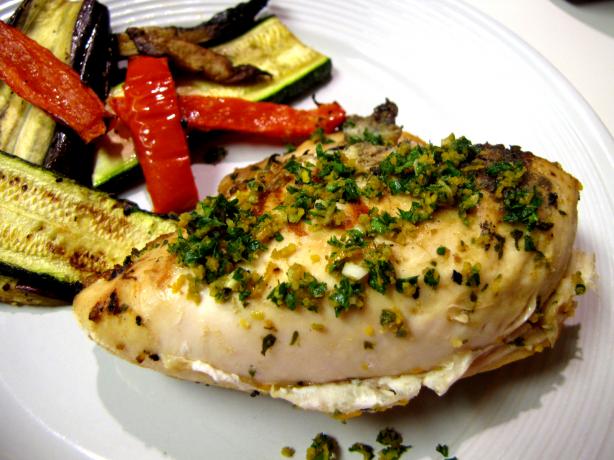 Grilled Chicken With Orange Gremolata. Photo by loof