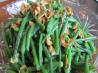 Green Beans With Walnuts and Shallot Crisps