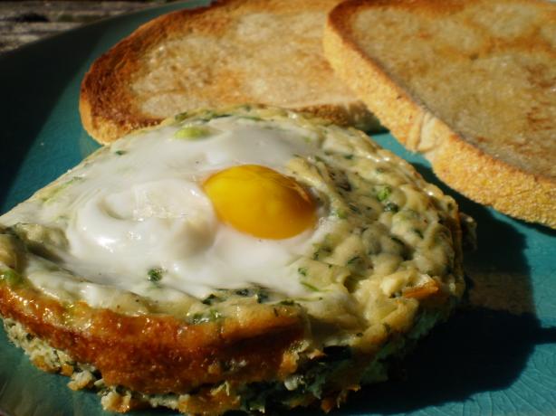 Baked Spinach and Eggs. Photo by breezermom