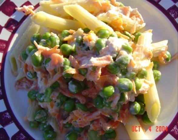Penne with Creamy Carrots and Scallions. Photo by KC_Cooker