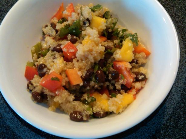Ali Vincent's Mango Quinoa Salad. Photo by senseicheryl