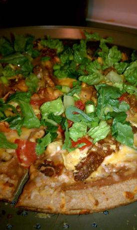 Steak Taco Pizza. Photo by Mrs. Regan