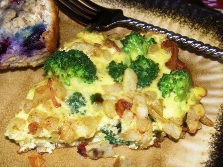 Potato and Bacon Frittata. Photo by DuChick