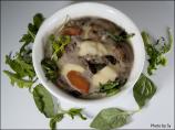 Creamy Mushroom, Barley and Lima Bean Soup