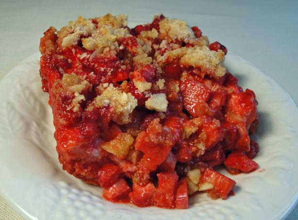 Rhubarb Cobbler. Photo by Debbwl