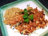 Sweet Potato, Onion and Thyme Pancakes
