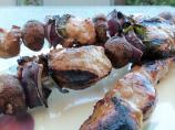 Grilled Pork and Mushroom Skewers. Photo by AZPARZYCH