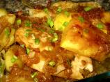Chicken Curry With Fei (Bananas) and Sweet Potatoes