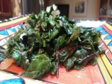 Saut&eacute;ed Swiss Chard With Garlic. Photo by BakinBaby
