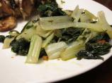 Saut&eacute;ed Swiss Chard With Garlic. Photo by Dr. Jenny