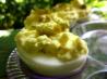 Nyte's Devilish Hot Eggs (Jalepeno Deviled Eggs). Recipe by Nyteglori