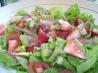 Greens With Strawberries and Kiwi (Ww). Recipe by ellie_