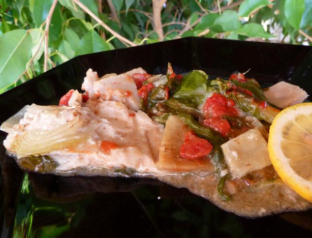 Taro and Chicken Coconut Cream Casserole. Photo by awalde