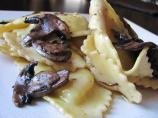Ravioli With Mushrooms and Sage in Browned Butter