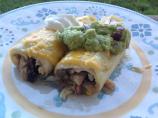 Green Chilie Chicken Enchiladas