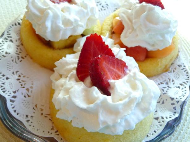 Individual Fresh Fruit Shortcakes With Cassis. Photo by BecR