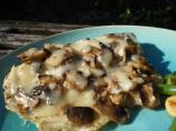 Fish Gratin With Button Mushrooms