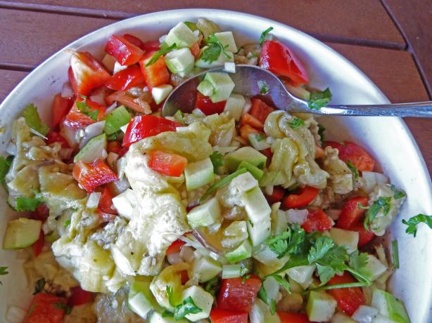 South African - Roasted Eggplant Salad. Photo by awalde