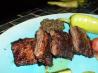 Skirt Steak With Red Chile Cilantro Chimichurri. Recipe by BakinBaby