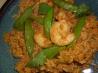 Ginger Shrimp and Pea Pod Stir Fry. Recipe by PanNan
