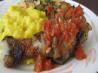 Pollo Asado Con Llajua (Cumin-Grilled Chicken With Spicy Salsa). Recipe by Chocolatl