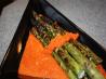 Grilled Asparagus With Red Bell Peppers Sauce