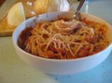 Tomato Basil Spaghetti. Photo by Scarlett516