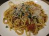 Tomato Basil Spaghetti. Photo by Dr. Jenny