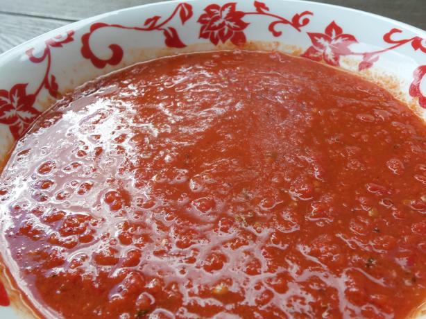 Quick and Easy Homemade Pizza Sauce. Photo by AZPARZYCH