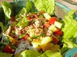 Tropical Salad With Pineapple and Tomatoes