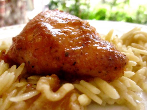 Oven-Barbecued Chicken. Photo by gailanng