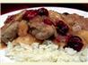 Pork Medallions With Cranberries and Apples