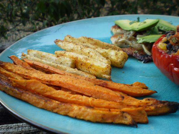 Sweet Potato and Yuca Oven Fries. Photo by breezermom