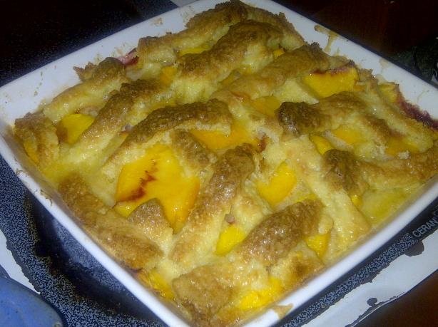 Nobody Will Guess Peach Cobbler. Photo by DeniseBC