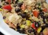 Quinoa Salad With Chicken and Black Beans. Recipe by Deantini