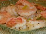 Sauteed Shrimp With Coconut Oil, Ginger and Coriander
