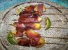 Grilled Nectarines With Prosciutto. Recipe by alligirl