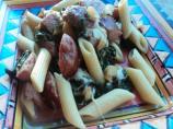 Pasta With Kielbasa and Swiss Chard