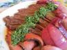 Argentinian Grilled Flank Steak With Chimichurri Sauce
