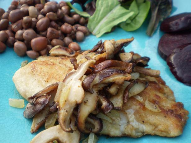Alpine Perch Filets in White Wine (Eglifilets in Weisswein). Photo by breezermom