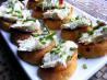 Cheezy Artichoke Crostini