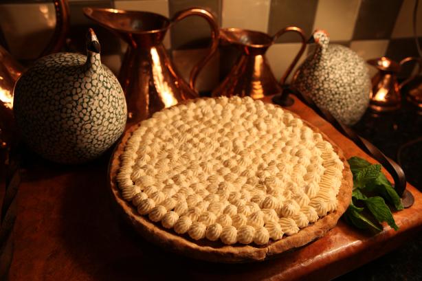 Pumpkin Pie With White Chocolate Whipped Cream. Photo by SomebodysMother