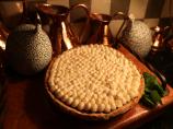 Pumpkin Pie With White Chocolate Whipped Cream