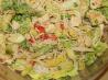 Sesame Chicken Cucumber Noodle Salad. Recipe by TattooedMamaof2