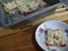 Peach Melba Shortbread Bars