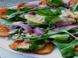 Persian Inspired Salad With Sweet Potato and Spinach