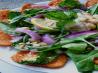 Persian Inspired Salad With Sweet Potato and Spinach. Recipe by Chef Kate